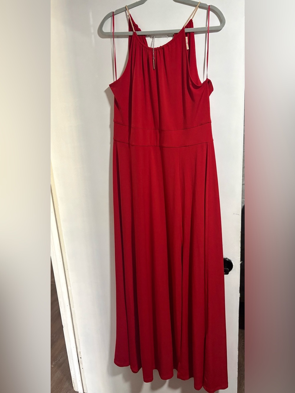 Michael Kors Red Sleeveless Maxi Dress